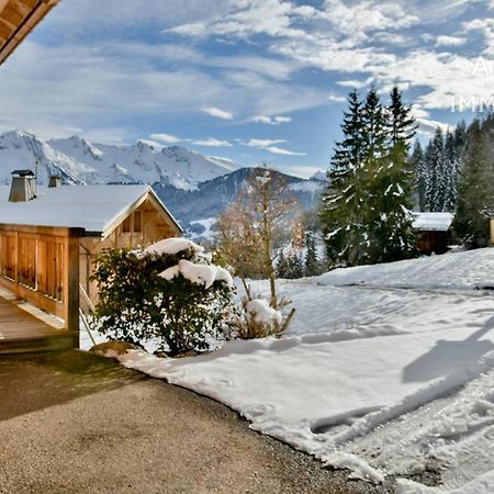 Chalet 5 Chambres Pour 8 Pers. Avec Wi-Fi Et Garage Au Grand-Bornand - Fr-1-391-199 เลอกรองด์บอร์นอง ภายนอก รูปภาพ