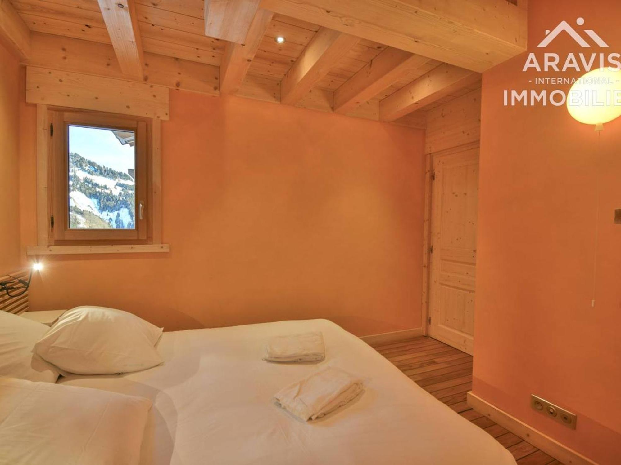 Chalet 5 Chambres Pour 8 Pers. Avec Wi-Fi Et Garage Au Grand-Bornand - Fr-1-391-199 เลอกรองด์บอร์นอง ภายนอก รูปภาพ