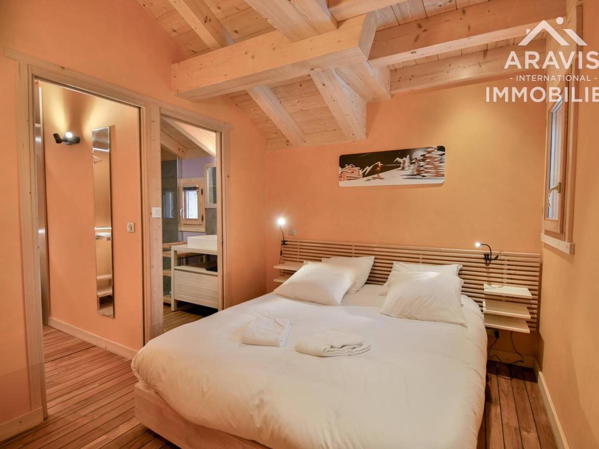 Chalet 5 Chambres Pour 8 Pers. Avec Wi-Fi Et Garage Au Grand-Bornand - Fr-1-391-199 เลอกรองด์บอร์นอง ภายนอก รูปภาพ